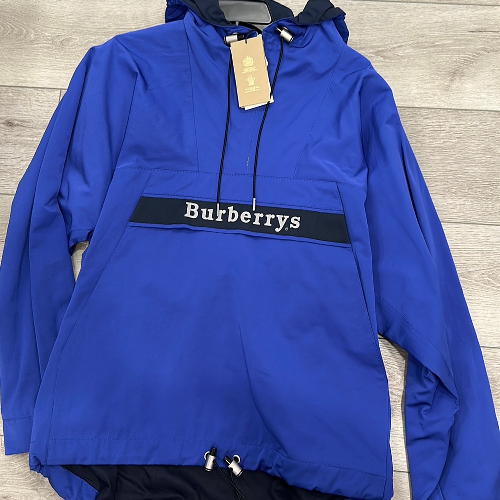 NEW oversized Burberry rain hoodie